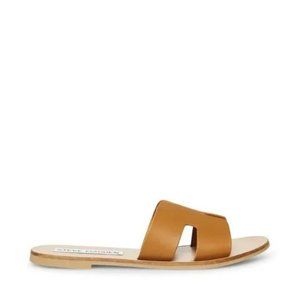 Steve Madden Greece Sandals (Cognac Leather)